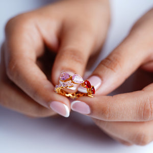 Cherry Blossom Eternity Ring