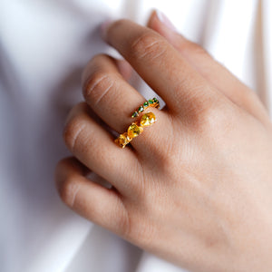 Citrus Garden Eternity Ring