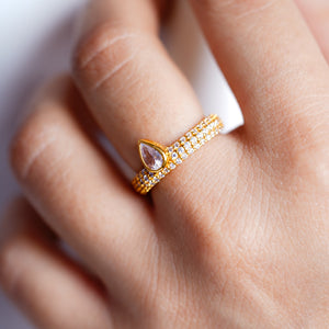 White Serenity Ring