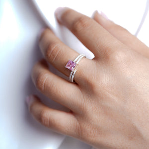 Blush Spiral Ring