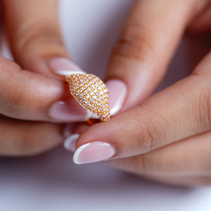 Soft Pink Signet Ring