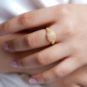 Soft Pink Signet Ring