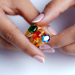 Citrine Sunset Ring