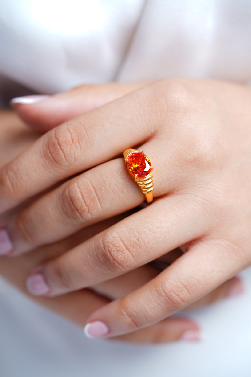 Citrine Sunset Ring