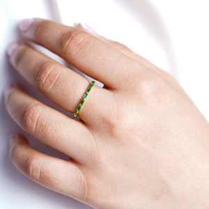 Emerald Baguette Bliss Ring