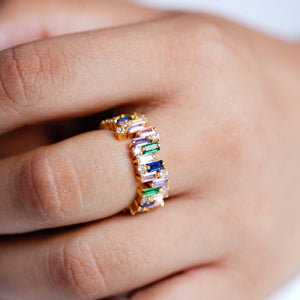 Mosaic Gem Ring