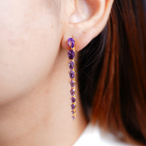 Regal Orchid Danglers Earrings