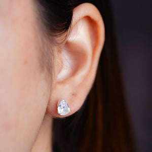 Pear Diamond Studs