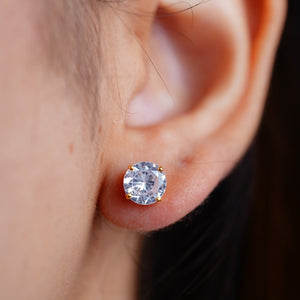 7 mm Diamond Studs