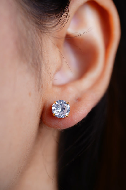 7 mm Diamond Studs