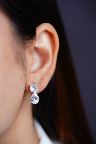 Radiant Diamond Earrings