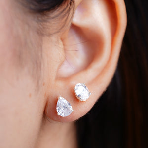 Pear Diamond Studs