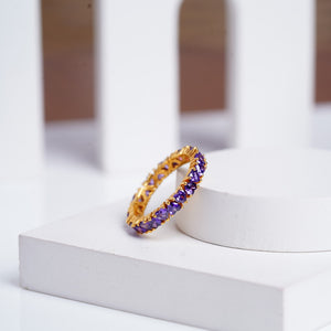 Lavender Love Eternity Ring