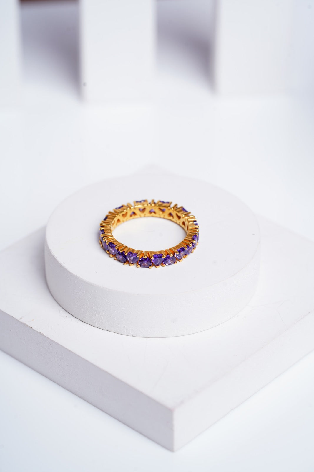 Lavender Love Eternity Ring