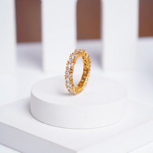 Blushing Heart Eternity Ring