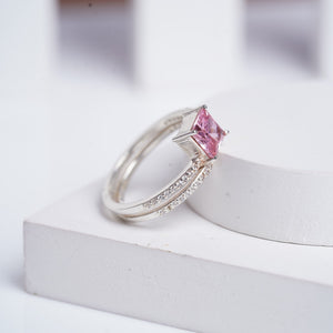 Blush Spiral Ring