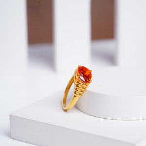 Citrine Sunset Ring