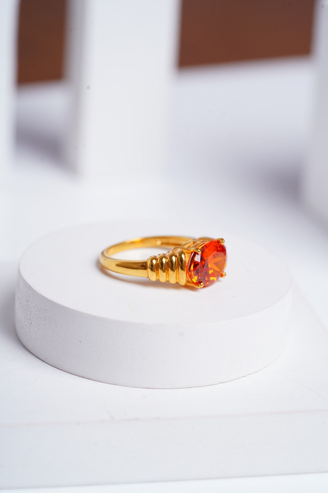 Citrine Sunset Ring