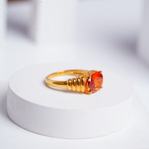 Citrine Sunset Ring