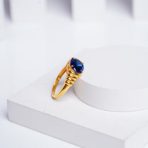 Blue Bold Ring