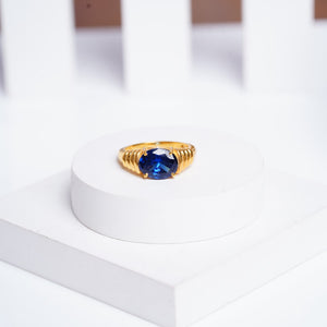 Blue Bold Ring