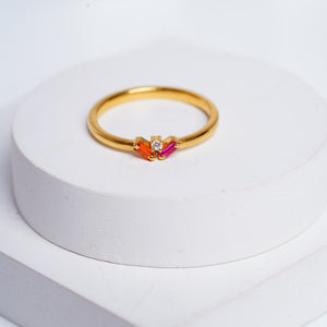 Floral Cascade Ring