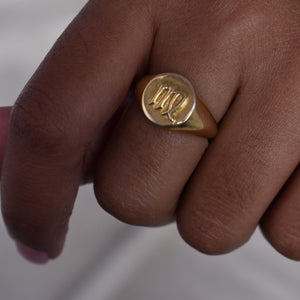 Zodiac Signet Ring