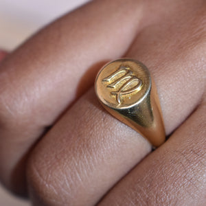 Zodiac Signet Ring