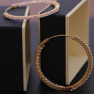 Inside Out Hoop Earring