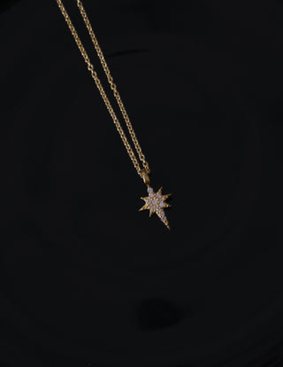 Studded North Star Necklace