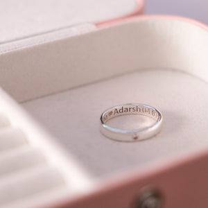 Engrave Diamond Ring