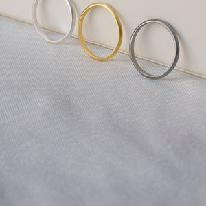 4 mm Matte Ring