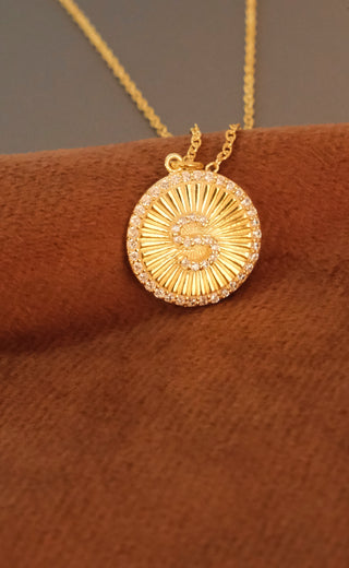 Initial Ray Necklace