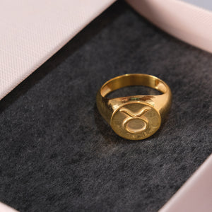 Zodiac Signet Ring