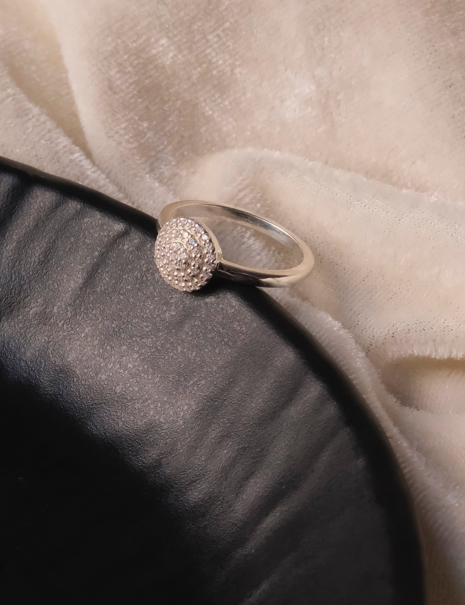 Diamond Circle Ring