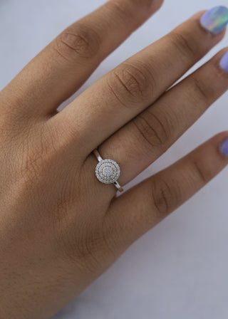 Diamond Circle Ring