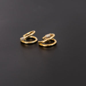 Double Row Ear Cuff