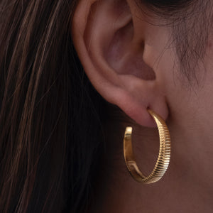 Big Lined Hoops