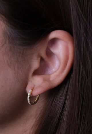 CZ Hoops Earring