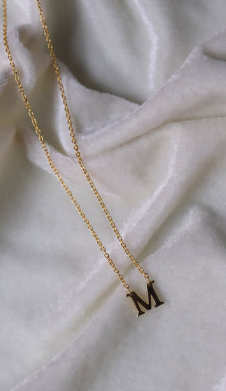 Uppercase Initial Necklace