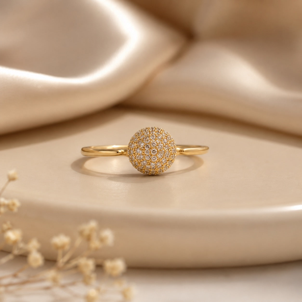 Diamond Circle Ring