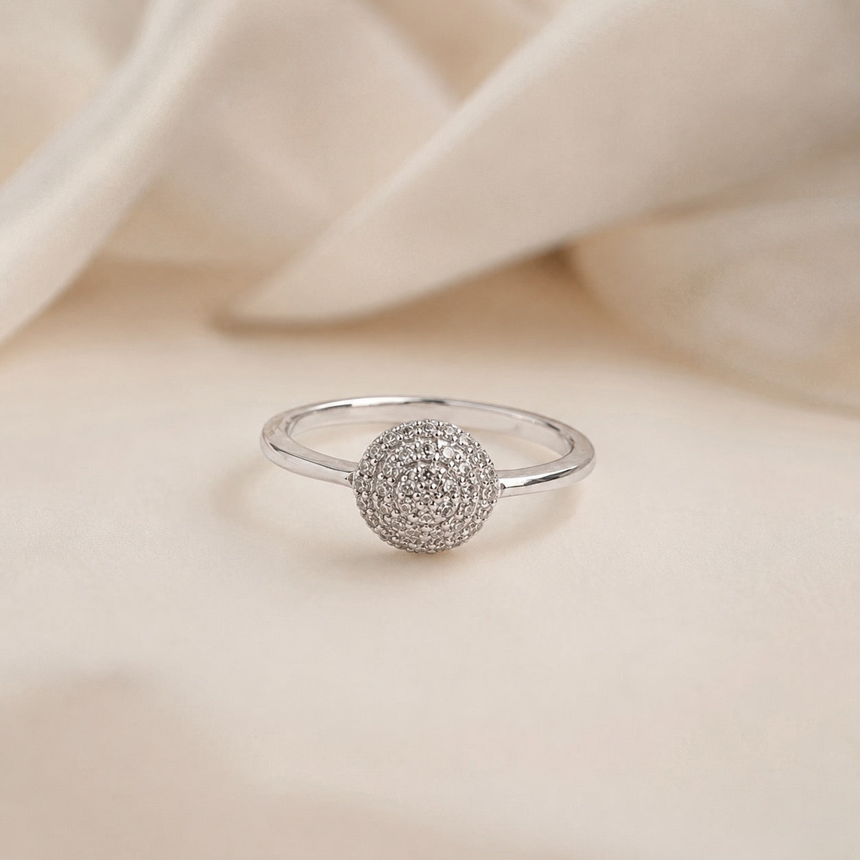 Diamond Circle Ring