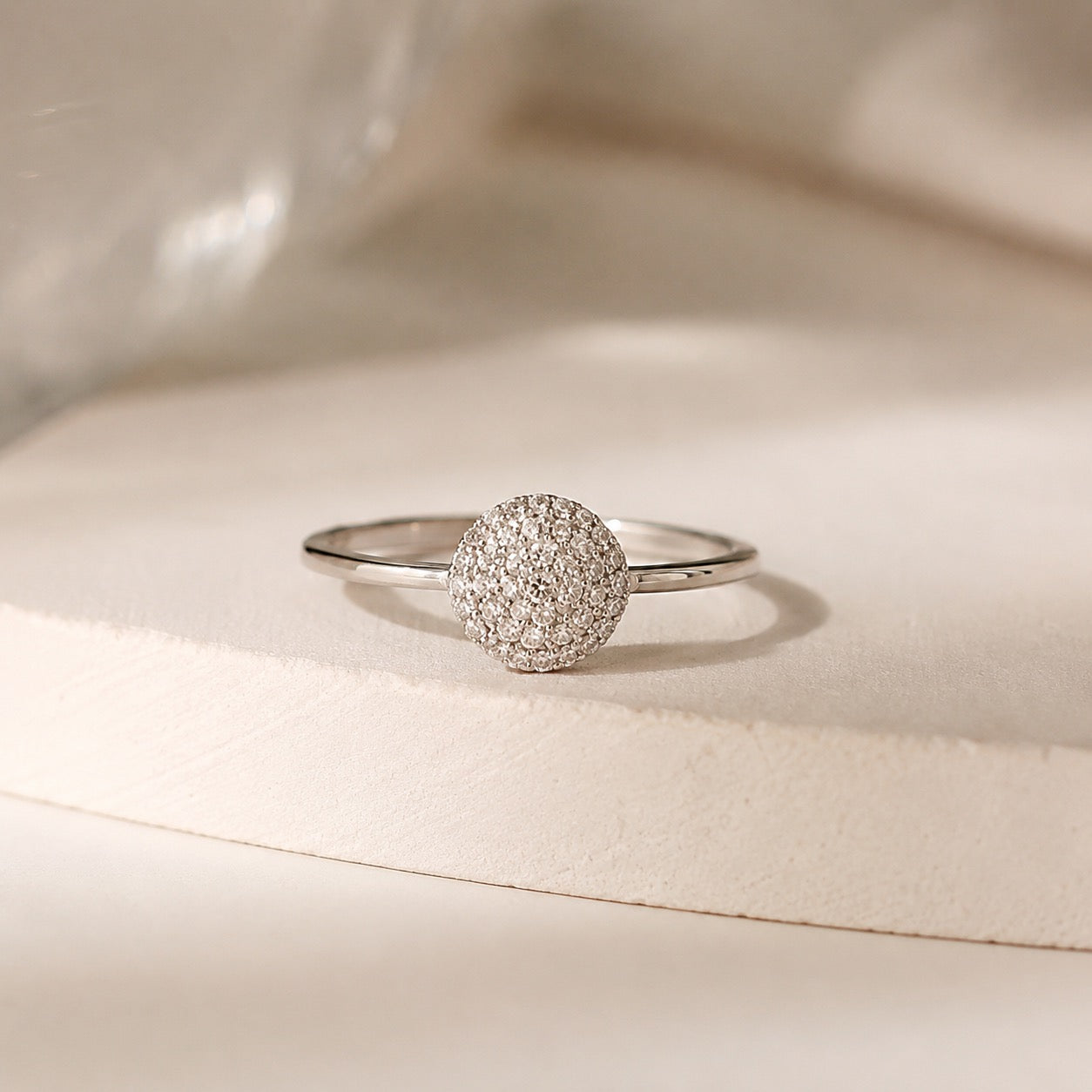 Diamond Circle Ring