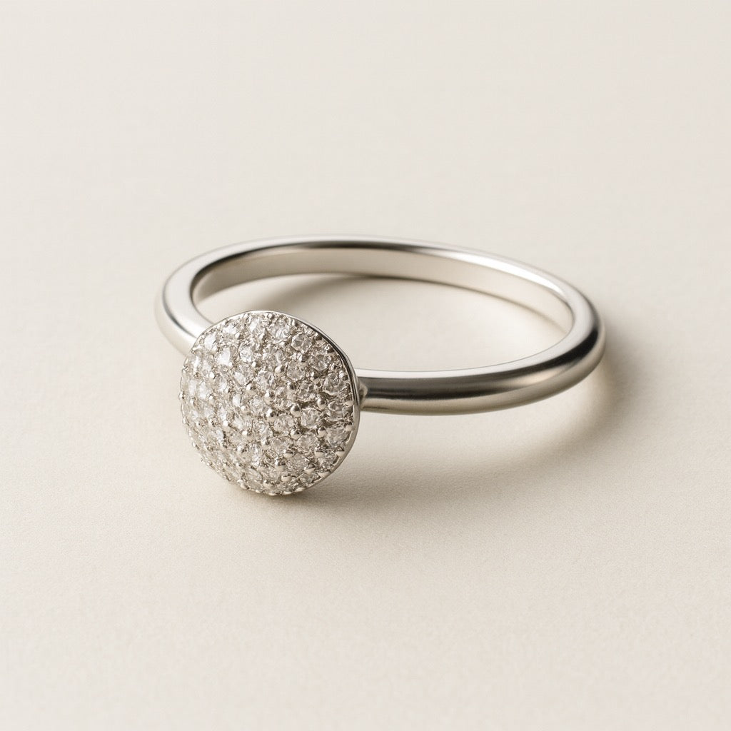 Diamond Circle Ring