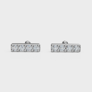 Diamond Bar Studs