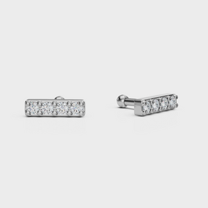 Diamond Bar Studs