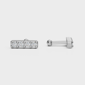 Diamond Bar Studs