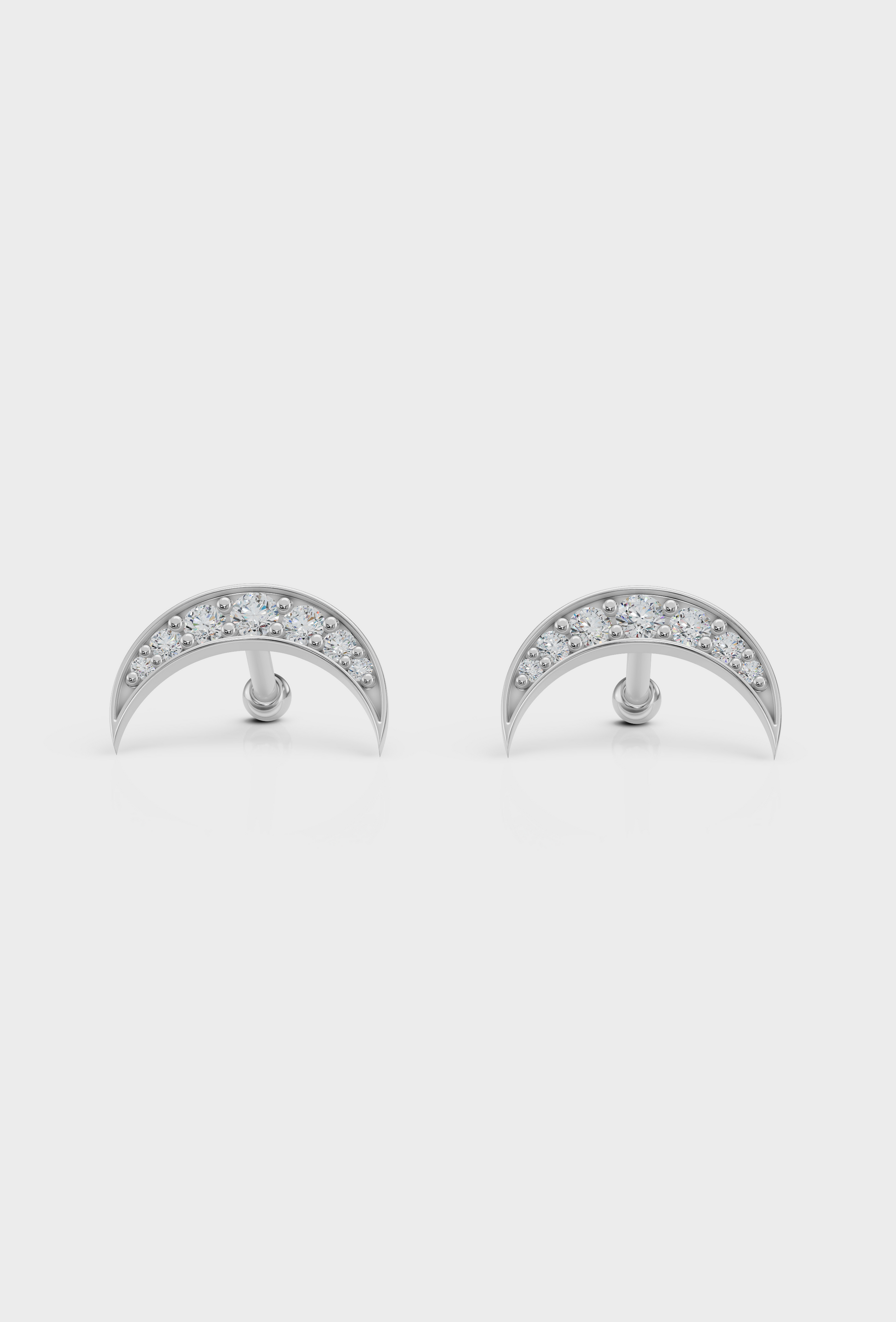 Diamond Lunar Studs