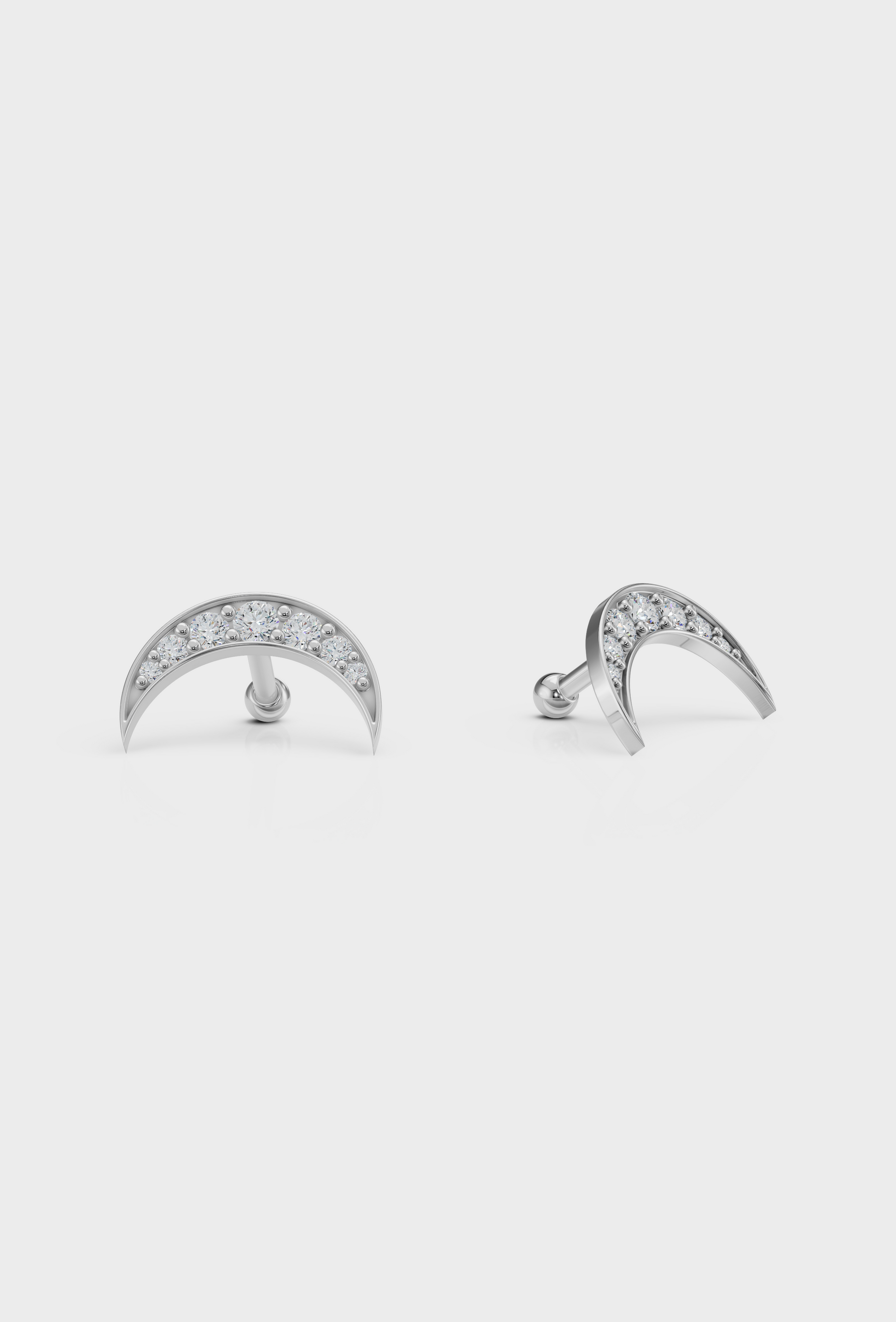 Diamond Lunar Studs