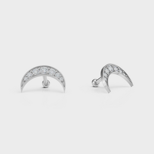 Diamond Lunar Studs